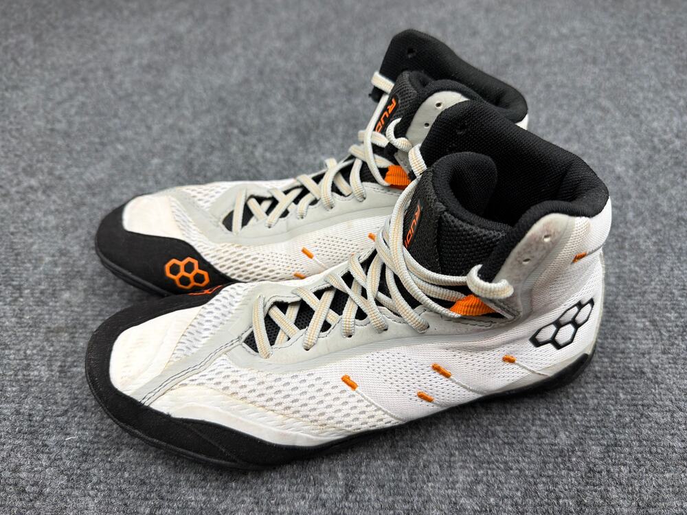 Rudis RDO-0001 White Adult Wrestling Shoes Size 7.5